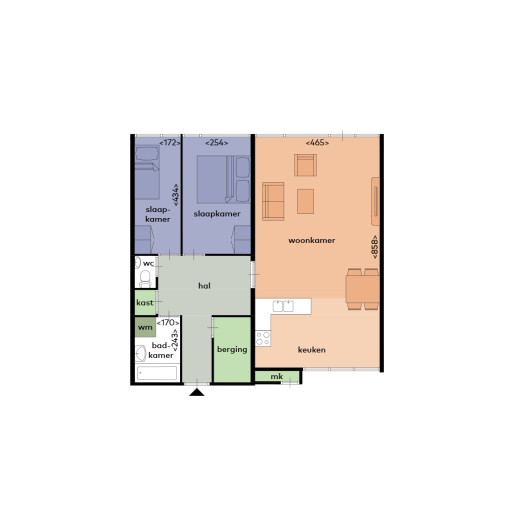 Appartement - Klaverhof - Alphen aan den Rijn