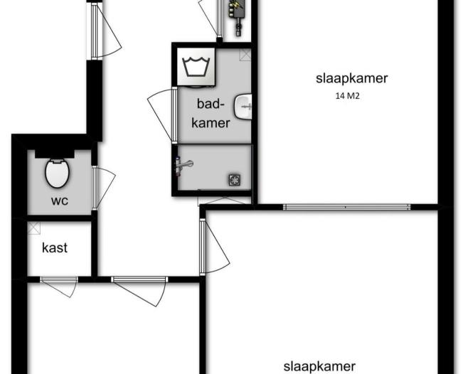 Kamer - Van Oestendestraat - Rotterdam