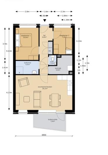 Appartement - Magelhaenstraat - Amersfoort