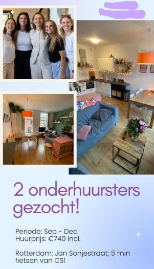 Kamer - Jan Sonjéstraat - Rotterdam