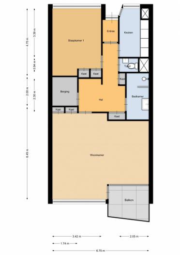 Appartement - Kruiskade - Rotterdam