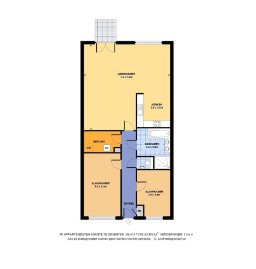 Appartement - Koggeschip - Colmschate