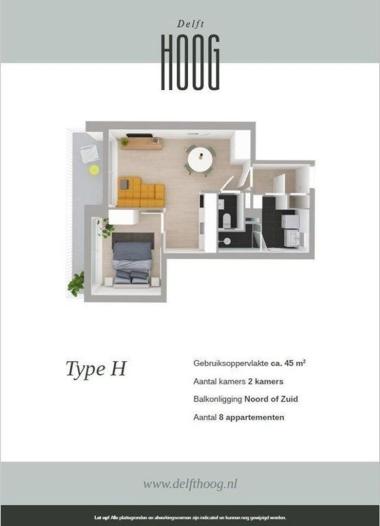 Appartement - Martinus Nijhofflaan - Delft