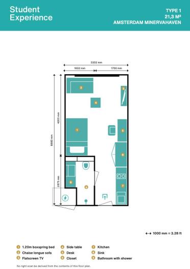 Appartement - Rigakade - Amsterdam