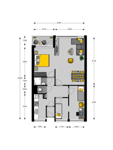Appartement - Sleutelbloemstraat - Arnhem