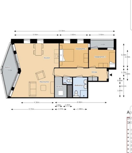 Appartement - Pampuslaan - Amsterdam