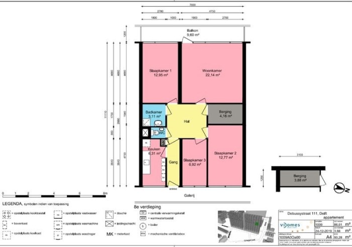 Appartement - Debussystraat - Delft