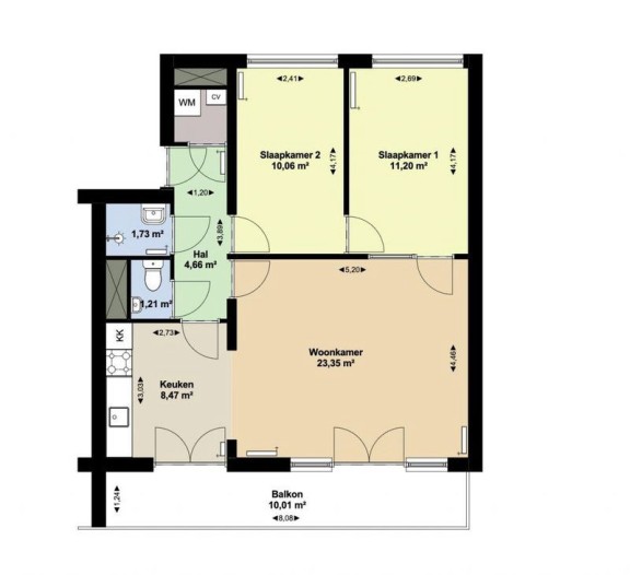 Appartement - Dapperstraat - Amsterdam