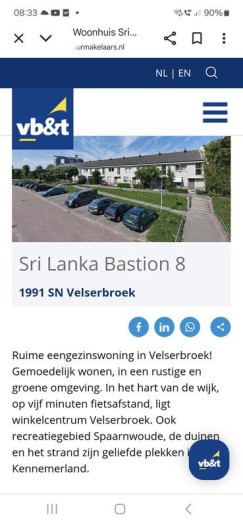 Appartement - Sri Lanka Bastion - Velserbroek