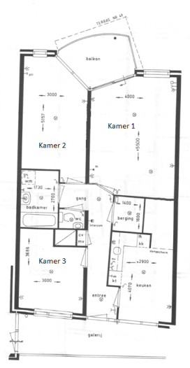 Kamer - Laan van Vlaanderen - Amsterdam