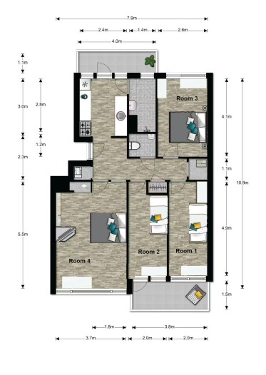 Kamer - Blondeelstraat - Rotterdam