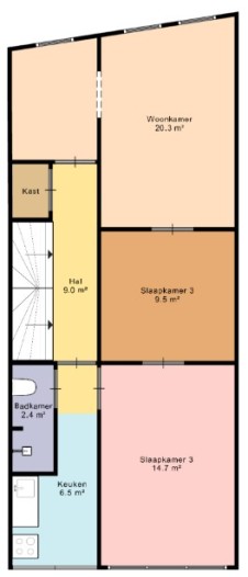 Appartement - C.P.Tielestraat - Rotterdam