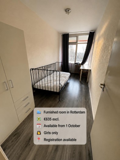 Kamer - Van der Helmstraat - Rotterdam