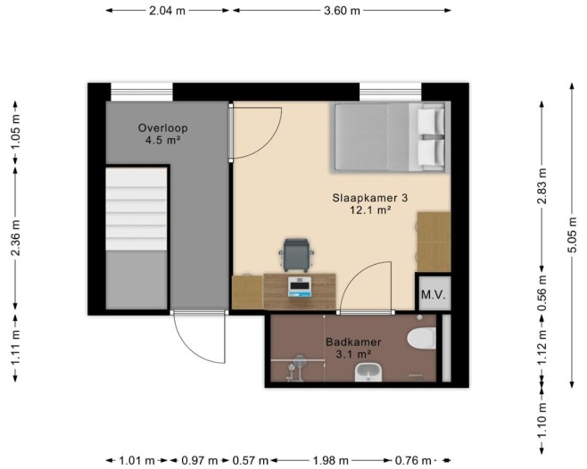 Kamer - Gele Plomp - Amersfoort