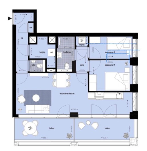 Appartement - Oostenburgermiddenstraat - Amsterdam