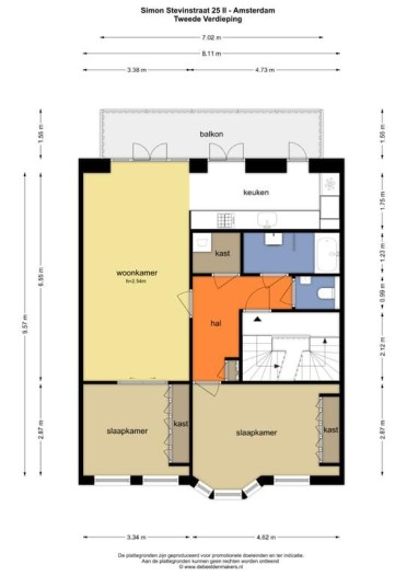 Kamer - Simon Stevinstraat - Amsterdam